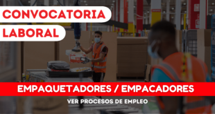Trabajo de empacador